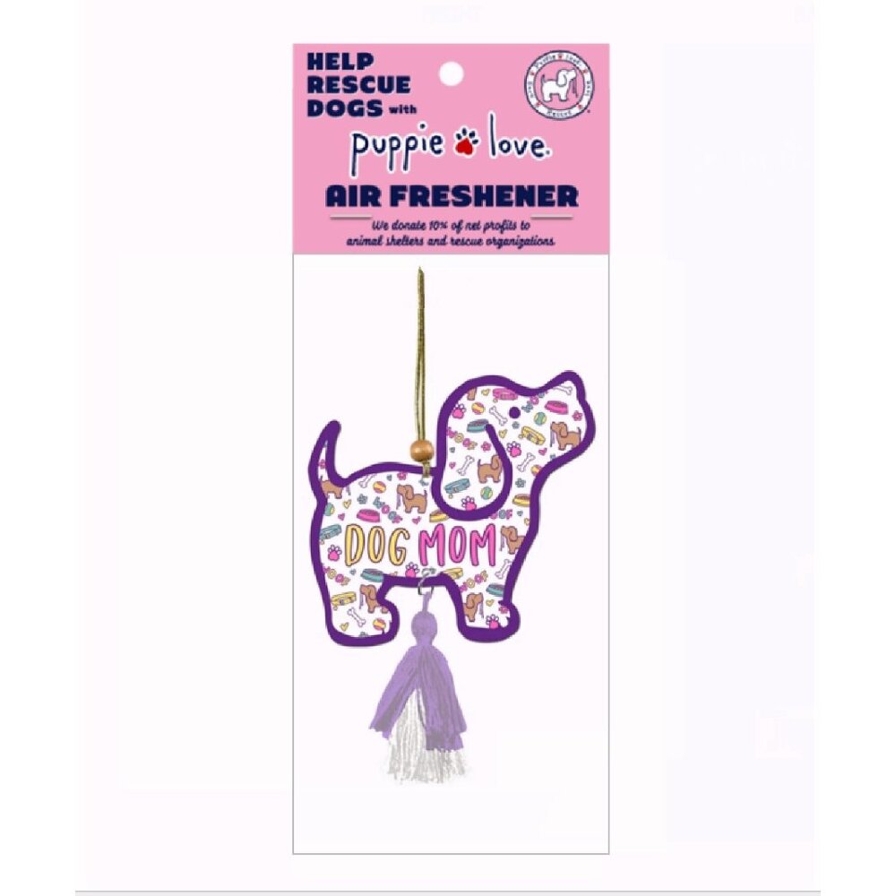 Puppie Love Dog Mom Air Freshener (set of 2) NEW Fast Ship